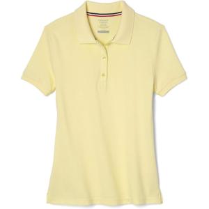 imageFrench Toast Womens Short Sleeve Stretch Pique Polo ShirtYellow