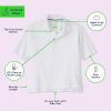 imageFrench Toast Boys Adaptive Short Sleeve Seated Interlock PoloNavy