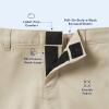 imageFrench Toast Girls Adaptive Bermuda Shorts with Hook and Loop ClosureKhaki