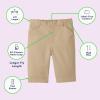 imageFrench Toast Girls Adaptive Stretch Twill Bermuda ShortKhaki New