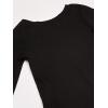 imageFrench Toast Girls Long Sleeve VNeck TeeBlack