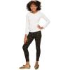 imageFrench Toast Girls Long Sleeve VNeck TeeWhite
