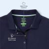 imageFrench Toast Girls One Size Adaptive Short Sleeve Polo Dress with Hidden Hook and Loop Placket ClosureNavy