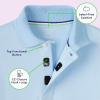 imageFrench Toast Kids Adaptive Short Sleeve Polo Shirt  Hook and Loop Placket  Flat SeamsLight Blue New