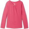 imageFrench Toast Girls Long Sleeve VNeck TeeFuchsia Burst