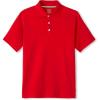 imageFrench Toast Kids Adaptive Short Sleeve Polo Shirt  Hook and Loop Placket  Flat SeamsRed New