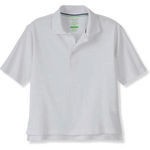 imageFrench Toast Boys Adaptive Short Sleeve Seated Interlock PoloWhite