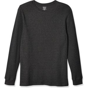 imageFrench Toast Boys Long Sleeve Solid ThermalCharcoal Heather F17