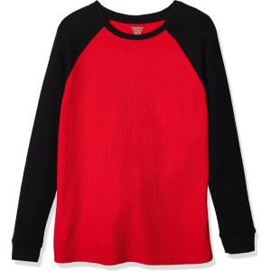 imageFrench Toast Boys Long Sleeve Solid ThermalRed Raglan