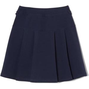 imageFrench Toast Girls Adaptive Pleated Ponte Scooter Skirt with Pullup Lift LoopsNavy