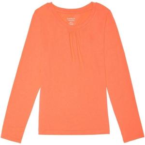 imageFrench Toast Girls Long Sleeve Crewneck TeeFiery Coral