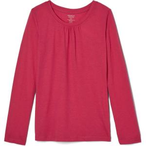 imageFrench Toast Girls Long Sleeve Crewneck TeeFuchsia Pink