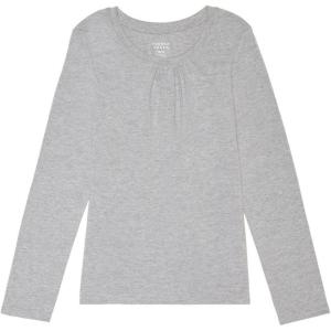 imageFrench Toast Girls Long Sleeve Crewneck TeeHeather Gray
