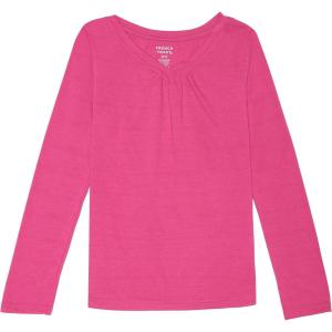 imageFrench Toast Girls Long Sleeve VNeck TeeRose Violet