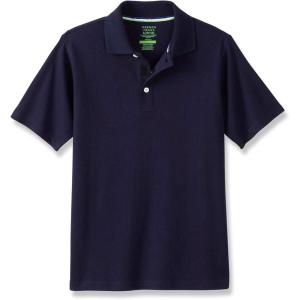 imageFrench Toast Kids Adaptive Short Sleeve Polo Shirt  Hook and Loop Placket  Flat SeamsNavy New