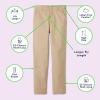 imageFrench Toast Boys Adaptive Updated Relaxed Fit Twill Pants with Hook and Loop Closure and PullApart Leg OpeningsNavy