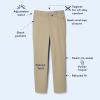 imageFrench Toast Boys Relaxed Fit Twill Pant with Adjustable Waist in Standard Slim and HuskyDark Black