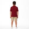imageFrench Toast Boys Short Sleeve Pique Polo Uniform Shirt Standard ampamp HuskyBurgundy