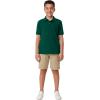 imageFrench Toast Boys Short Sleeve Pique Polo Uniform Shirt Standard ampamp HuskyHunter Green