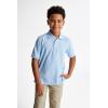 imageFrench Toast Boys Short Sleeve Pique Polo Uniform Shirt Standard ampamp HuskyLight Blue