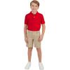 imageFrench Toast Boys Short Sleeve Pique Polo Uniform Shirt Standard ampamp HuskyRed