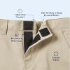 imageFrench Toast Girls Adaptive Straight Pants with Hook and Loop Closure and PullApart Leg OpeningsKhaki
