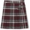 imageFrench Toast Girls Adjustable Waist PleatedFront Twotab ScooterBurgundy Plaid