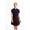 imageFrench Toast Girls Adjustable Waist PleatedFront Twotab ScooterNavy  Red Plaid