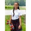 imageFrench Toast Girls Adjustable Waist PleatedFront Twotab ScooterNavy  Red Plaid