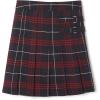 imageFrench Toast Girls Adjustable Waist PleatedFront Twotab ScooterNavy  Red Plaid