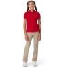 imageFrench Toast Girls Adjustable Waist Stretch Twill Straight Leg Pant Standard ampamp PlusKhaki