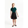 imageFrench Toast Girls Front Pleated Skirt with TabsBlack