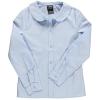 imageFrench Toast Girls Long Sleeve Woven Shirt with Peter Pan Collar Standard ampamp PlusBlue