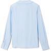 imageFrench Toast Girls Long Sleeve Woven Shirt with Peter Pan Collar Standard ampamp PlusLight Blue
