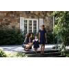 imageFrench Toast Girls One Size Ruffle Pique Polo DressNavy