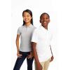 imageFrench Toast Girls Short Sleeve Picot Collar Polo School Uniform Shirt Standard and PlusHeather Gray