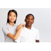 imageFrench Toast Girls Short Sleeve Picot Collar Polo School Uniform Shirt Standard and PlusHeather Gray