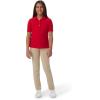 imageFrench Toast Girls Short Sleeve Picot Collar Polo School Uniform Shirt Standard and PlusRed