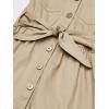 imageFrench Toast Girls Twill Safari ShirtdressKhaki Beige
