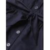 imageFrench Toast Girls Twill Safari ShirtdressNavy Blue
