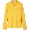 imageFrench Toast Girls Uniform Long Sleeve Polo with Picot Collar Standard ampamp PlusGold