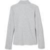 imageFrench Toast Girls Uniform Long Sleeve Polo with Picot Collar Standard ampamp PlusGrey