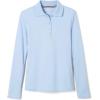 imageFrench Toast Girls Uniform Long Sleeve Polo with Picot Collar Standard ampamp PlusLight Blue