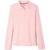 imageFrench Toast Girls Uniform Long Sleeve Polo with Picot Collar Standard ampamp PlusPink
