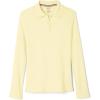 imageFrench Toast Girls Uniform Long Sleeve Polo with Picot Collar Standard ampamp PlusYellow
