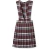 imageFrench Toast Girls VNeck JumperBurgundy Plaid