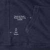 imageFrench Toast Kids Adaptive Long Sleeve Fleece Hoodie with Flat Seams and Hidden Hook and Loop ClosureNavy