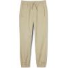 imageFrench Toast Mens Pullon Stretch Twill Jogger with Zipper PocketsKhaki