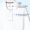 imageFrench Toast Pique Polo School Uniform Shirt with Long Sleeves for Boys and GirlsPurple
