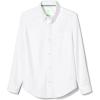 imageFrench Toast Adaptive Long Sleeve Oxford Shirt with Hidden Hook and Loop Placket and CuffsWhite